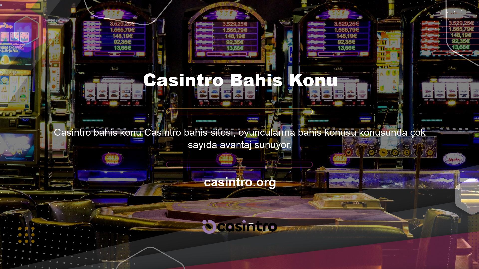 Casintro bahis sitesi, kuruluşundan bu yana her alanda atılganlığını gösteren en sağlam bahis sitelerinden biridir