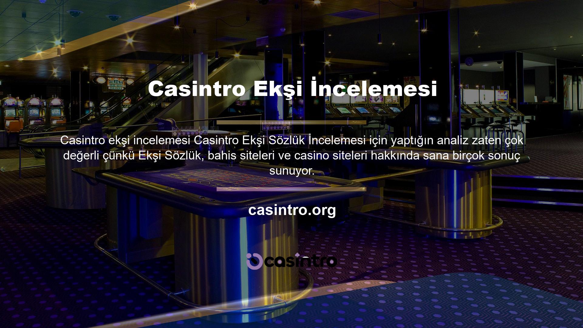 Yapılan analizlerde, özellikle Casintro güven analiz sonuçlarına baktığımızda, site üyelerinin genel olarak siteden memnun olduğunu görebiliyoruz